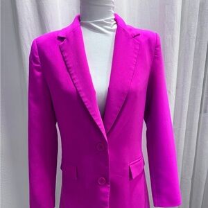 Fashion Nova Vibrant Fuchsia Blazer